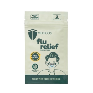 GWP Medicos Flu Relief Nasal Strips 2s (*While stocks last)