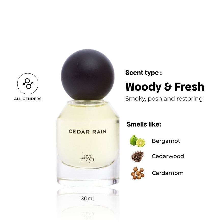 Cedar Rain EDP Perfume 30ml