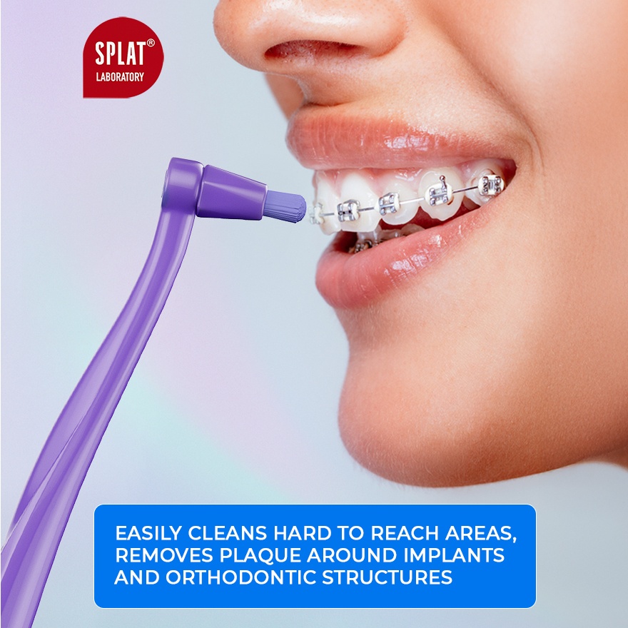 Orthodontic Tufted Toothbrush Purple 1s