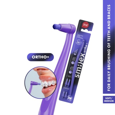 SPLAT - Orthodontic Tufted Toothbrush Purple 1s