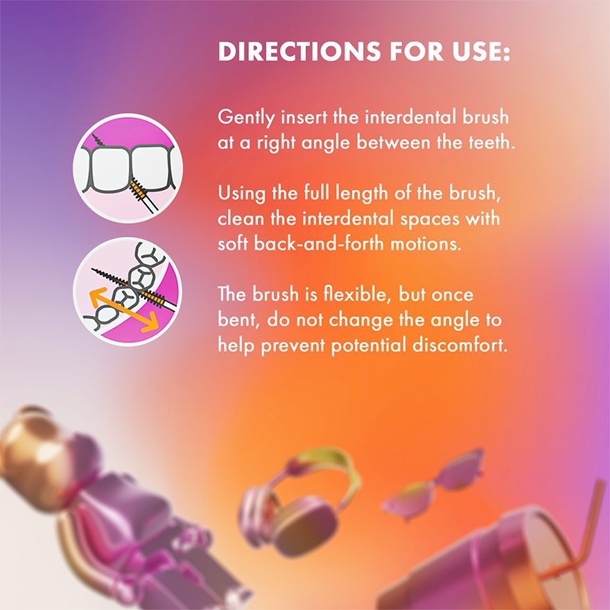 Orthodontic Interdental Toothbrush 30s