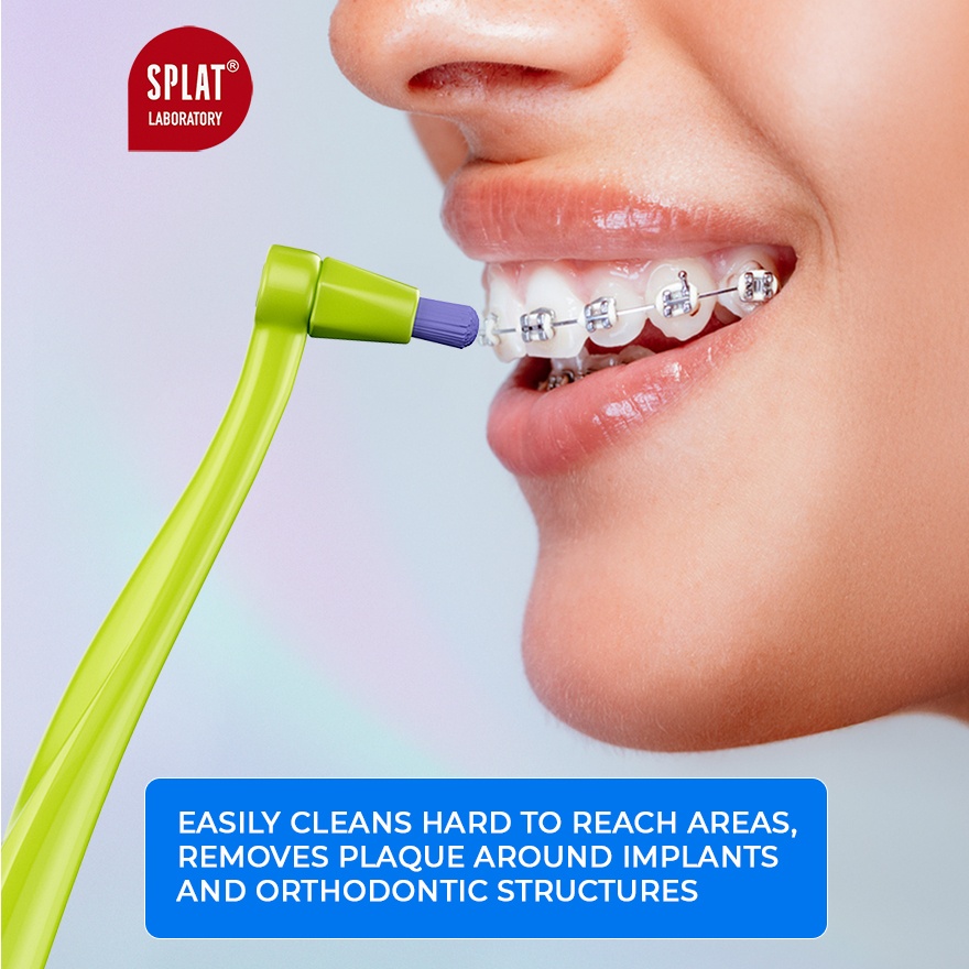 Orthodontic Tufted Toothbrush Light Green 1s