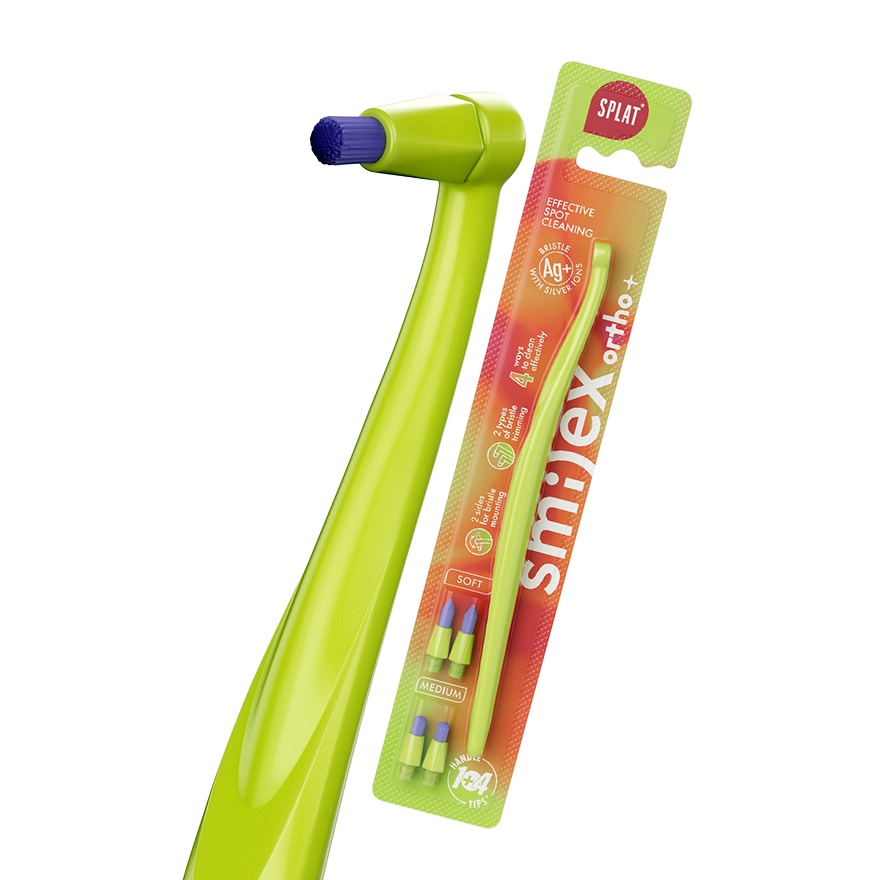 Orthodontic Tufted Toothbrush Light Green 1s
