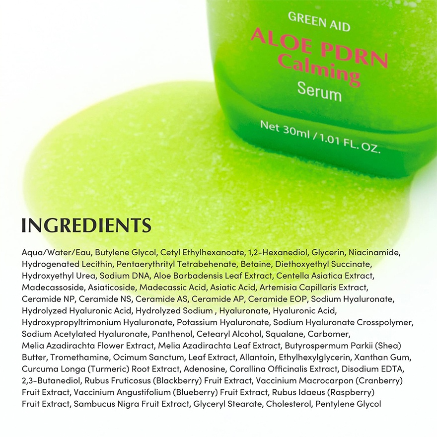 Green Aid Aloe PDRN Calming Serum 30ml