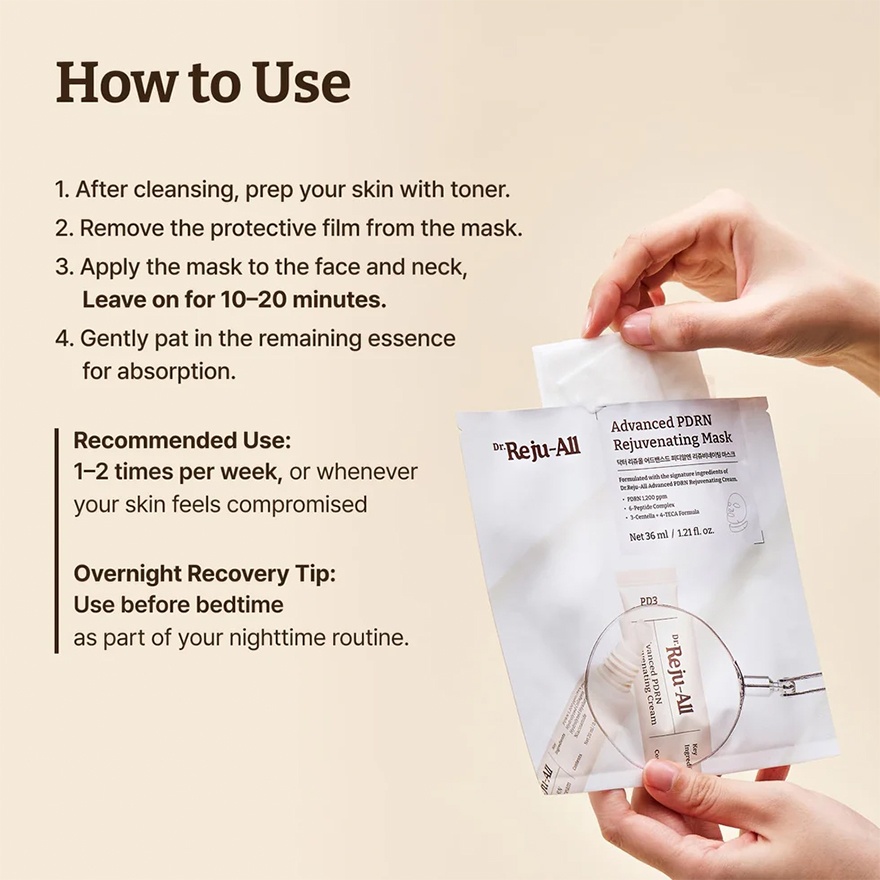 Advanced PDRN Rejuvenating Mask 1S image