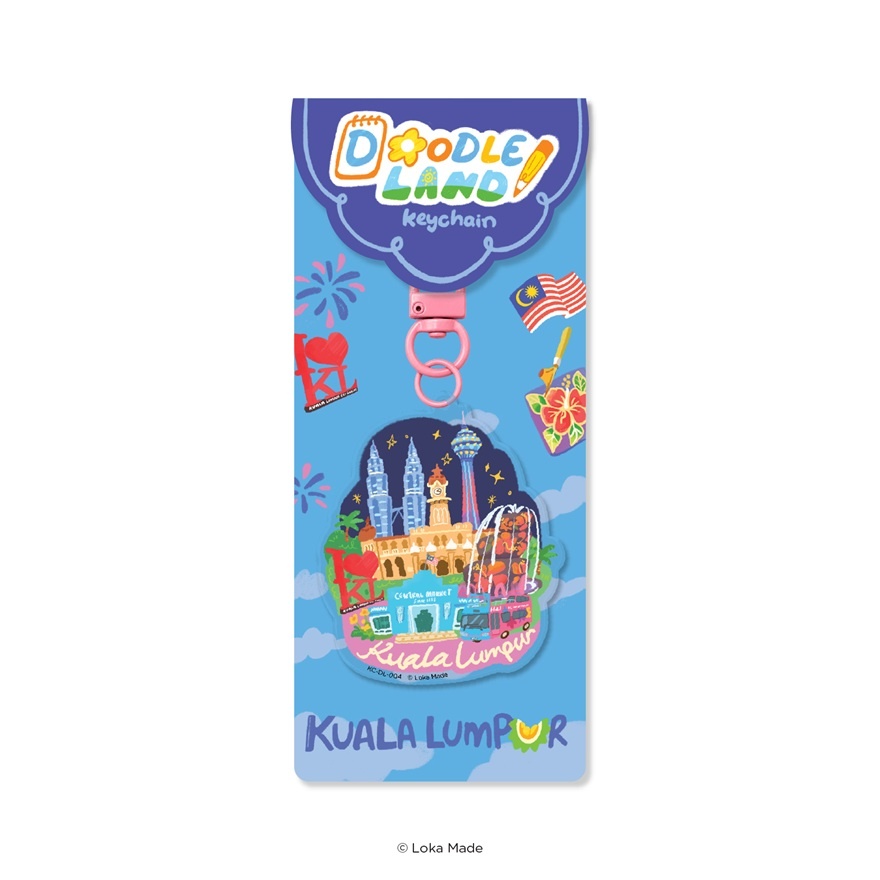 Doodle Land Shining KL Nights Keychain KC DL 004 1s image