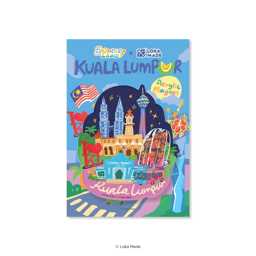 Doodle Land Shining KL Nights Magnet AM DL 004 1s image