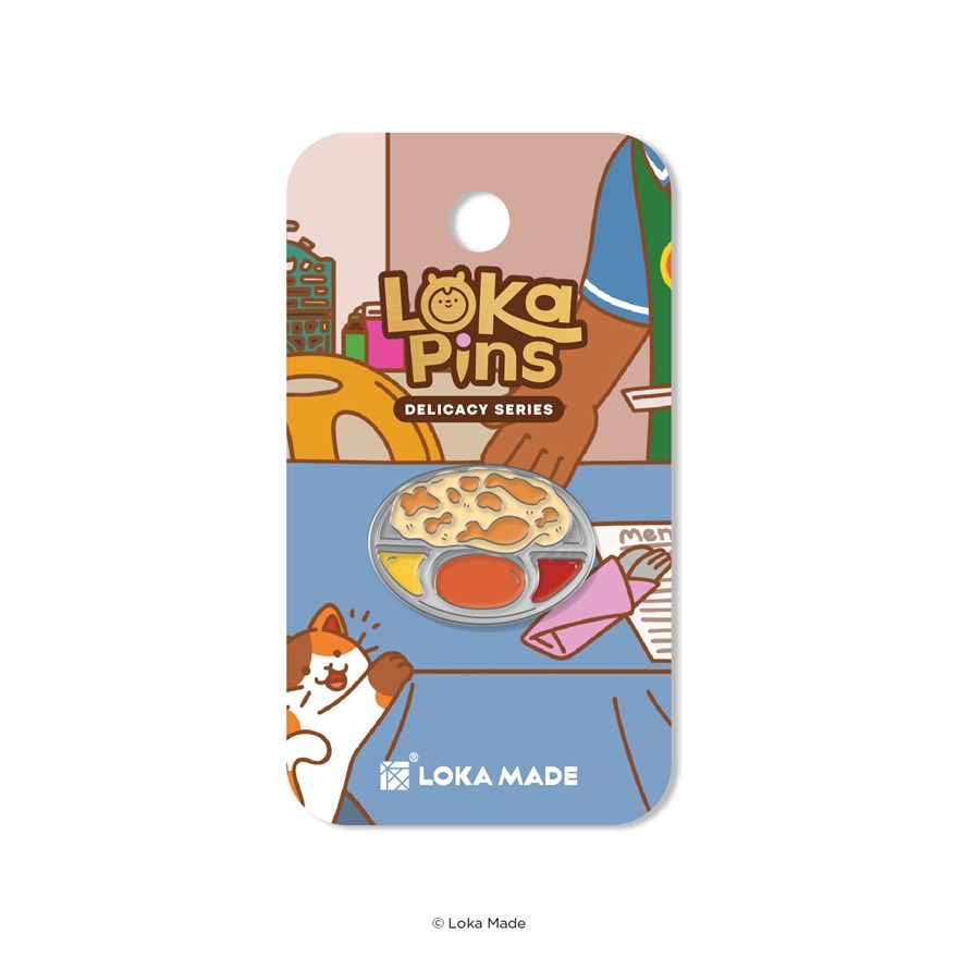 Roti Canai Enamel Pin ENA FDA 01 1s image