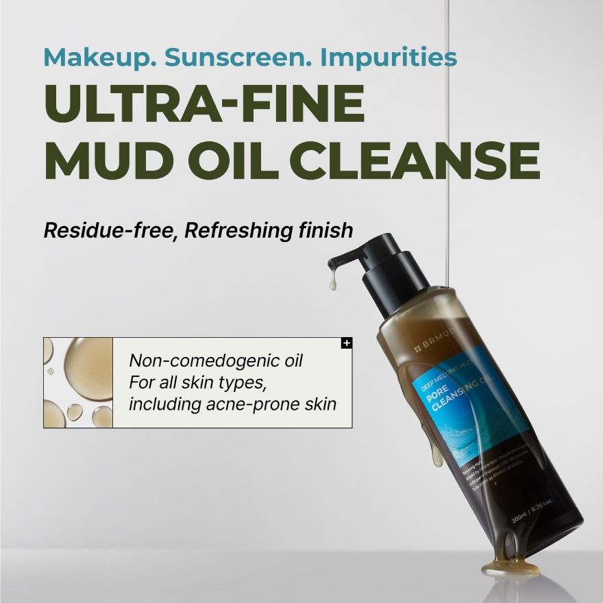 Deep Melting Mud Pore Cleansing Oil 200ml