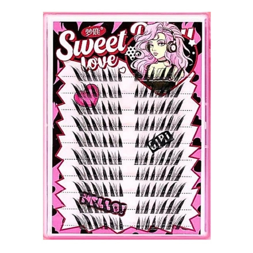 Glue Free Single Cluster False Eyelashes-9Tail image