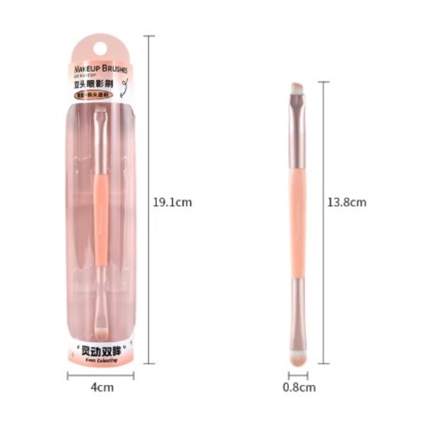 Double Ended Eyeshadow Brush - 01 Eyeshadow + Eyebrow