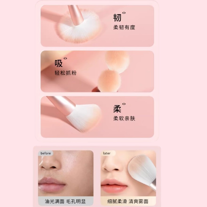 Double Ended Makeup Brush - 03 Powder
