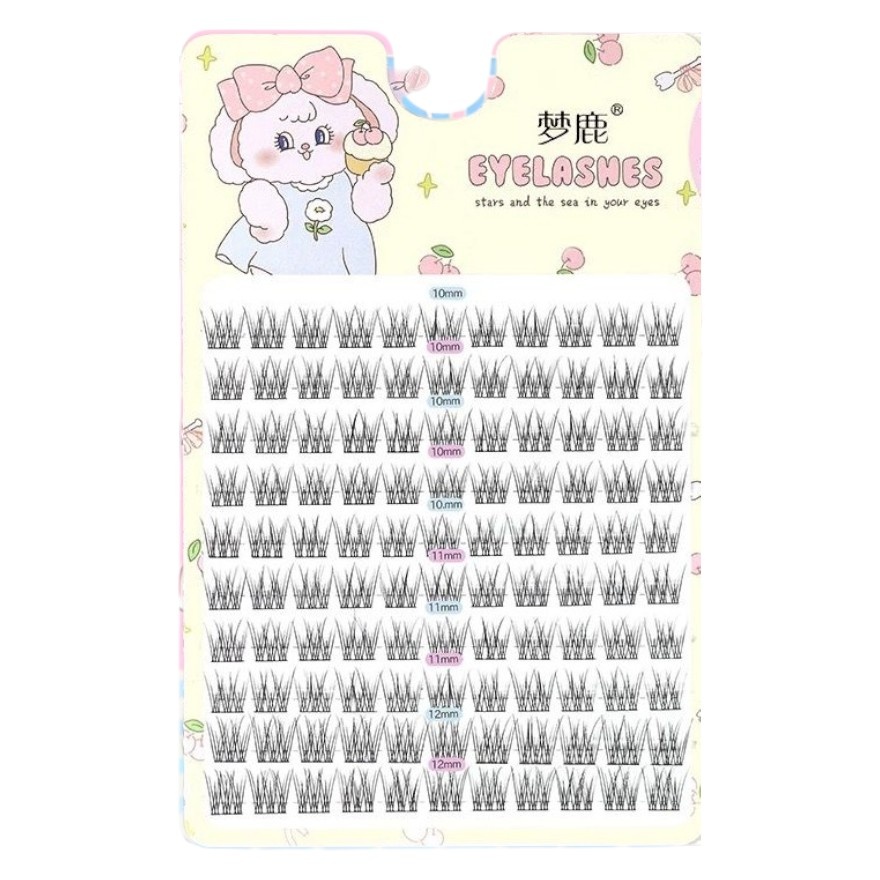 Single Cluster False Eyelashes - 81 Mix Fish
