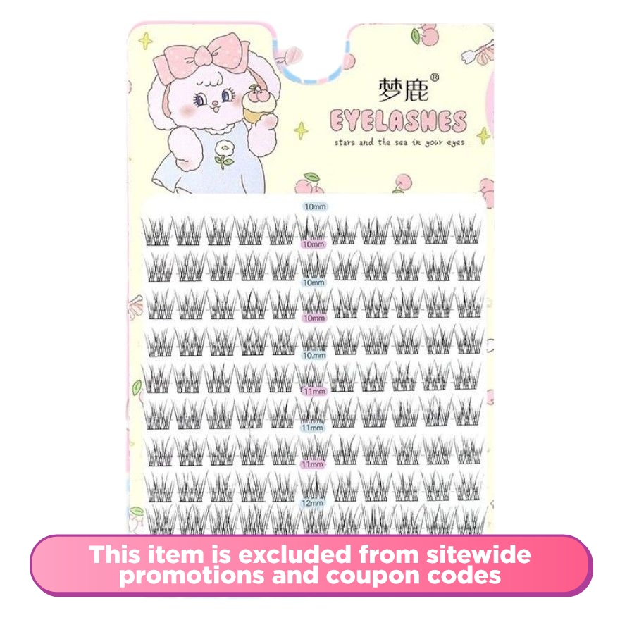 Single Cluster False Eyelashes - 81 Mix Fish