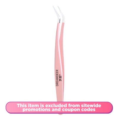 DREAM DEER - False Eyelashes Tools Glue Tweezer - 05 Pink