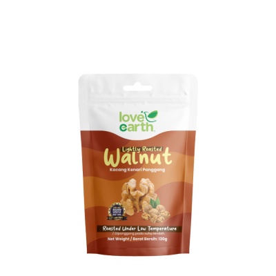 LOVE EARTH - Lightly Roasted Natural Walnut 130g