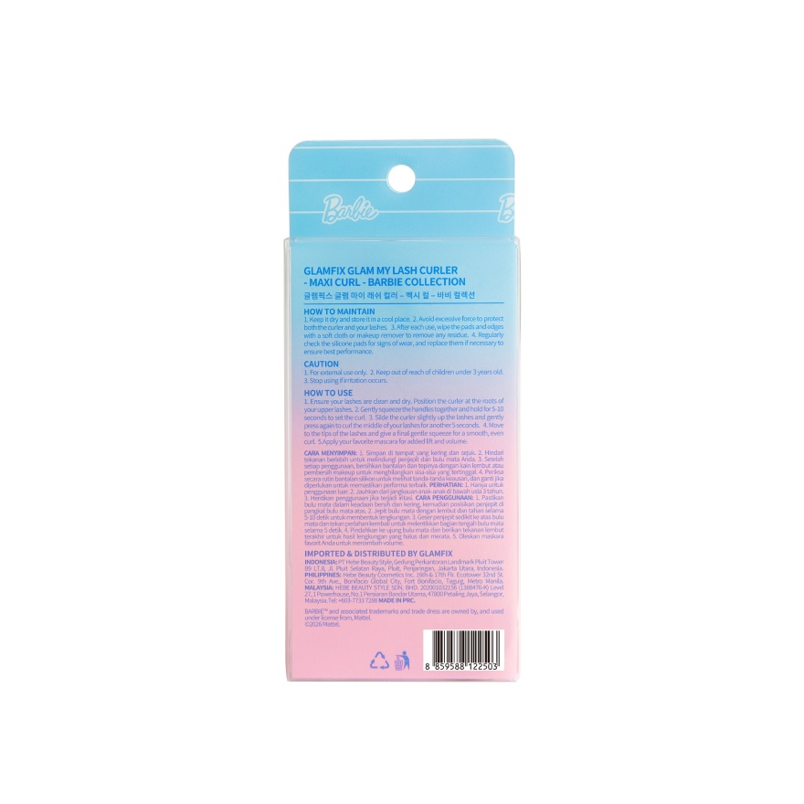 Barbie Glam My Lash Curler Maxi Curl
