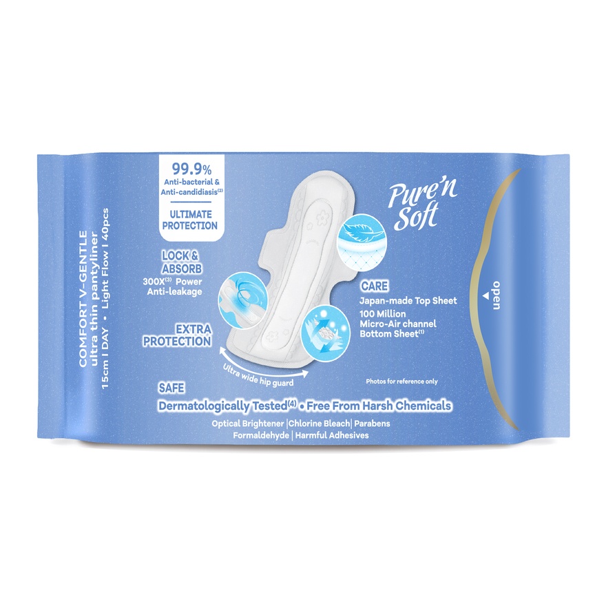Comfort V-Gentle Slim Wings Napkin 35cm 8s