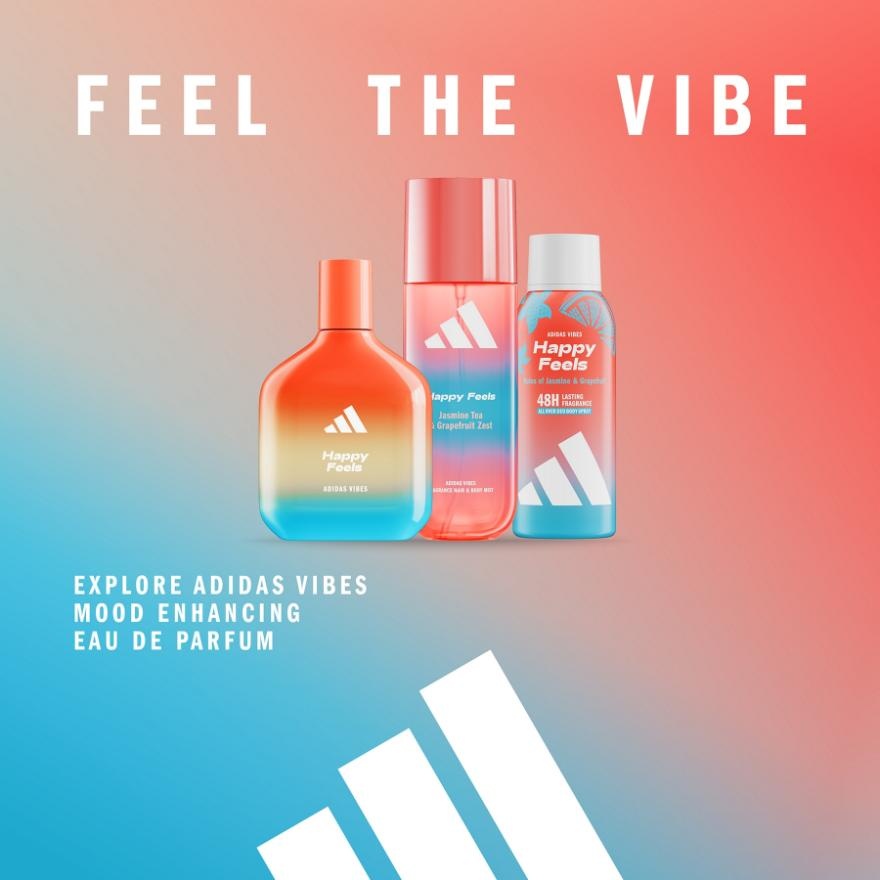 Vibes Fragrance Hair & Body Mist Happy Feels 150ml image