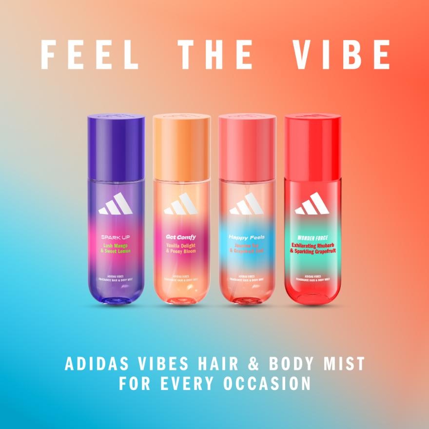 Vibes Fragrance Hair & Body Mist Happy Feels 150ml image