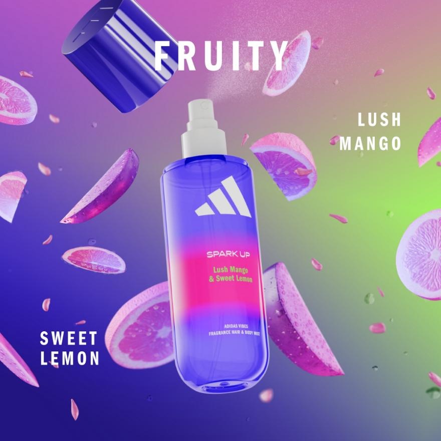 Vibes Fragrance Hair & Body Mist Spark Up 150ml image
