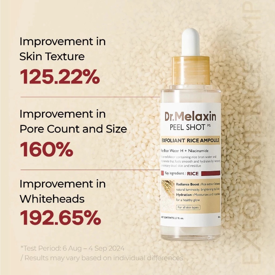 Peel Shot Exfoliating White Rice Ampoule 80ml