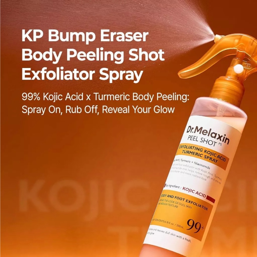 Peel Shot Exfoliating Kojic Acid Turmeric Spray 200ml
