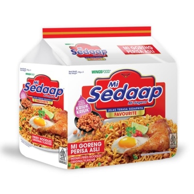 MI SEDAAP - Mi Goreng Asli Instant Noodles 5x90g