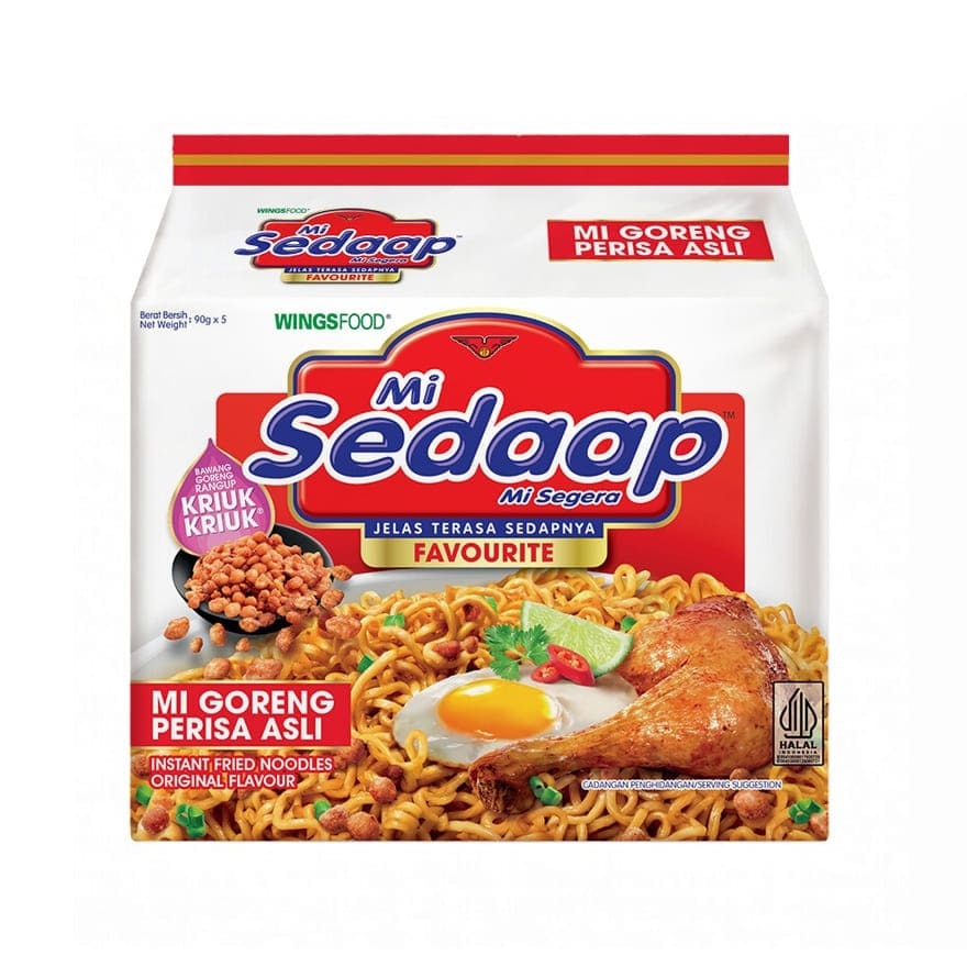 Mi Goreng Asli Instant Noodles 5x90g