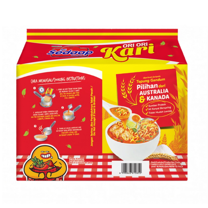 Soup Curry Flavor Instant Noodle 5x77g