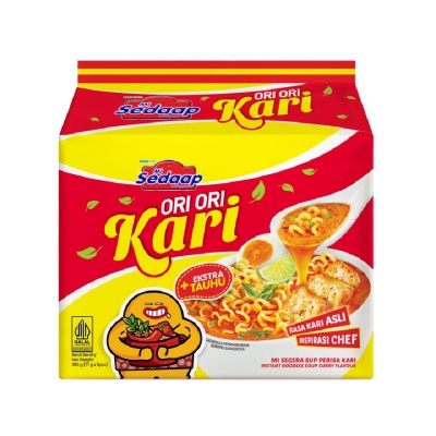 MI SEDAAP - Soup Curry Flavor Instant Noodle 5x77g
