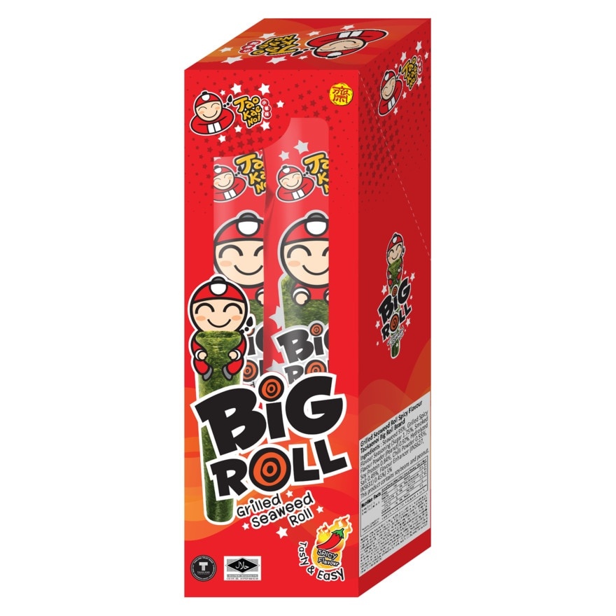 Big Roll Hot & Spicy Grilled Seaweed Roll 6's