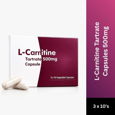 ASPEN NUTRITION - L-Carnitine Tartrate Capsule 500mg 30'S