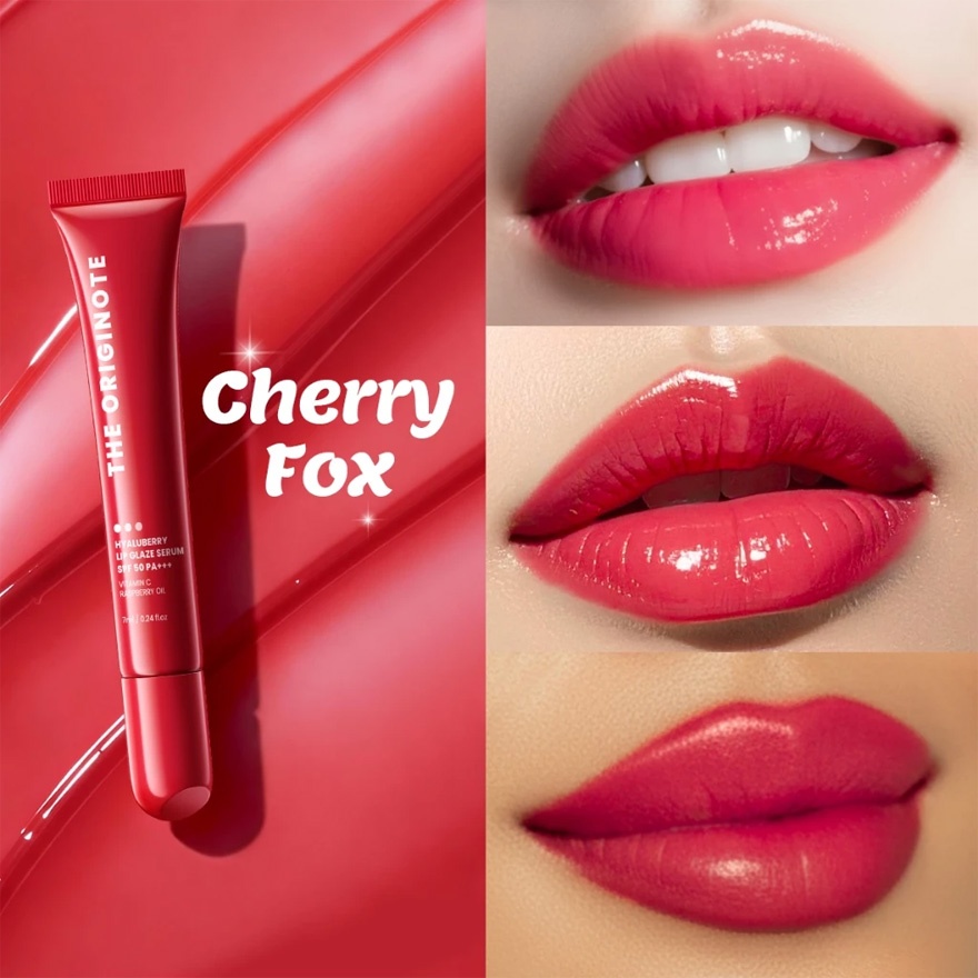 Hyaluberry Lip Glaze Serum SPF 50 PA+++ Cherrry Fox 7ml image