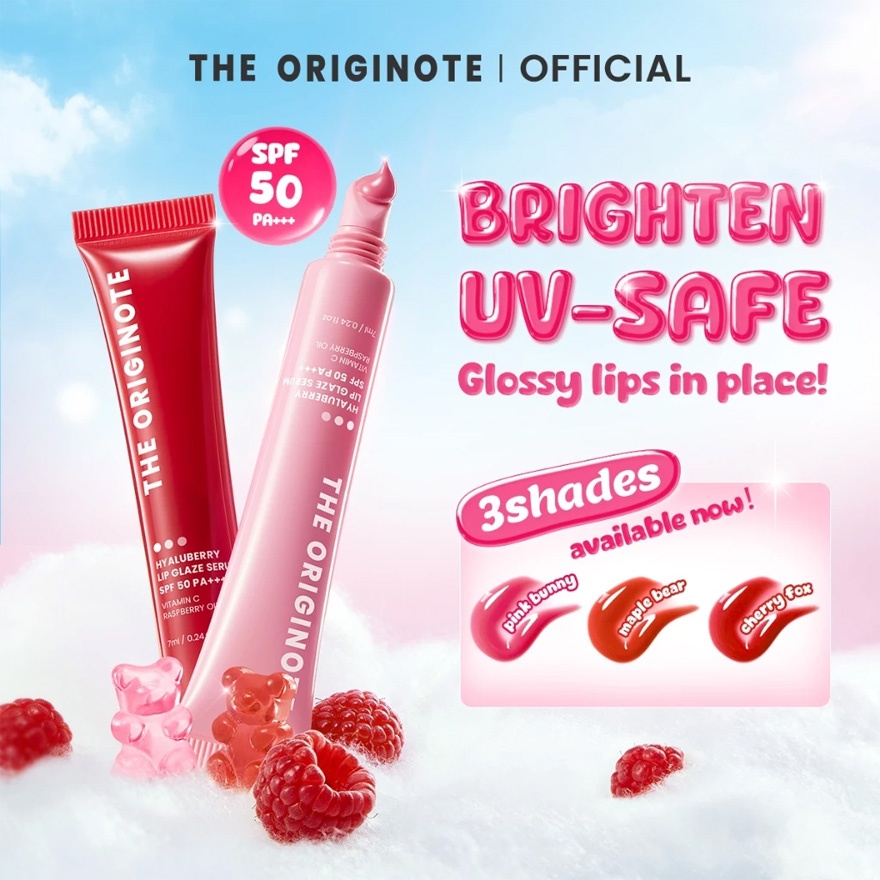 Hyaluberry Lip Glaze Serum SPF 50 PA+++ Cherrry Fox 7ml image
