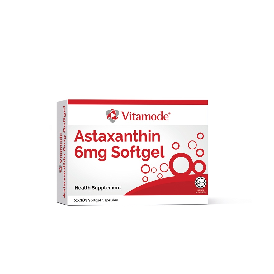 Astaxanthin 6mg Softgel 30s