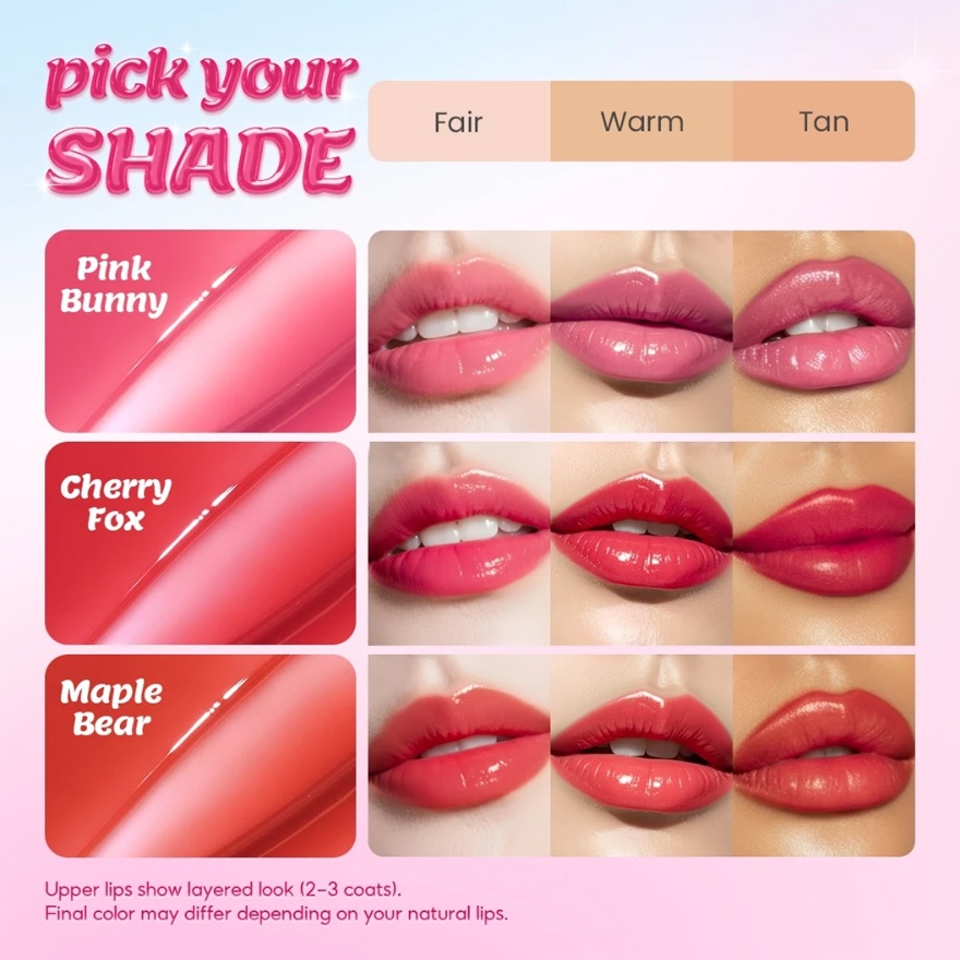 Hyaluberry Lip Glaze Serum SPF 50 PA+++ Pink Bunny 7ml image