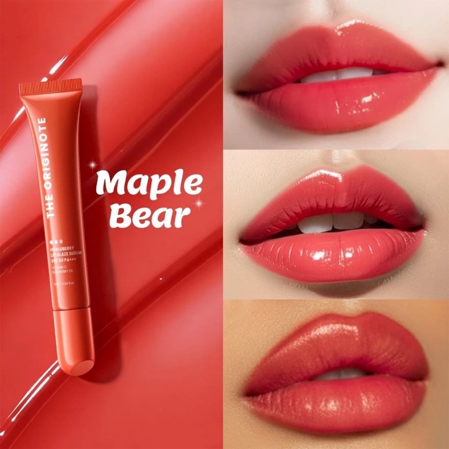 Hyaluberry Lip Glaze Serum SPF 50 PA+++ Maple Bear 7ml image