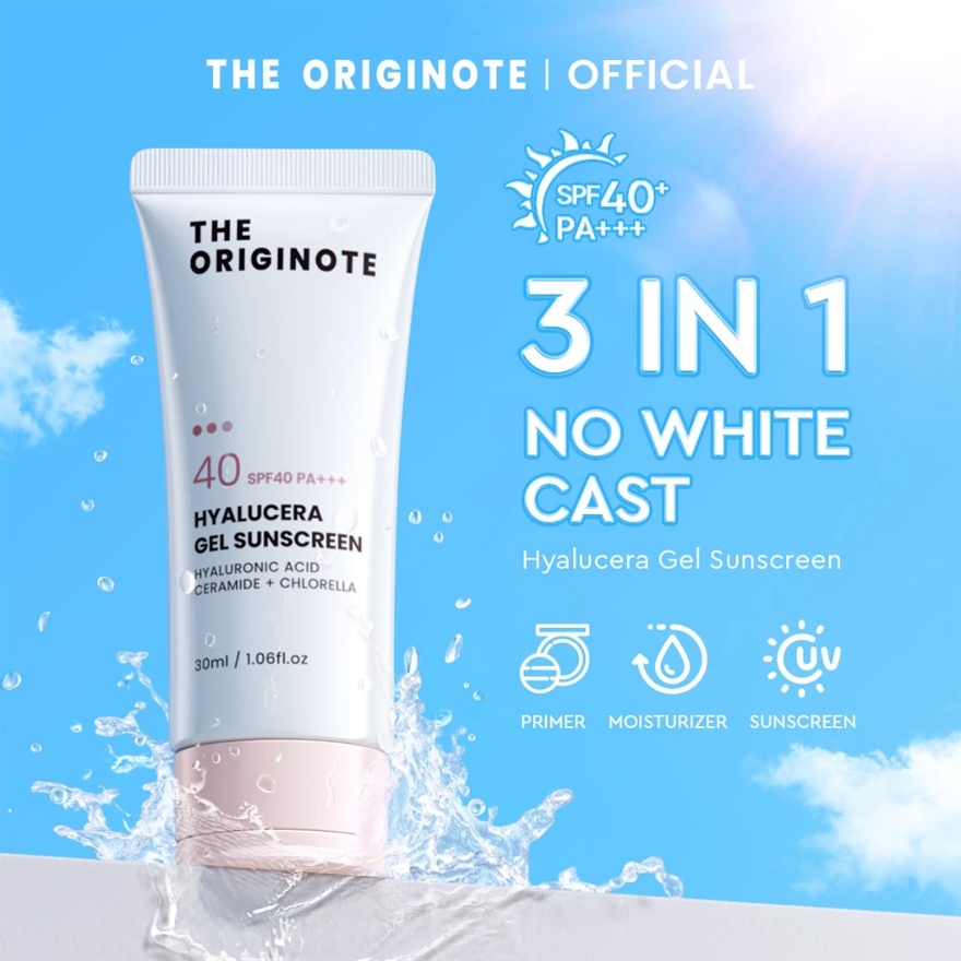 Hyalucera Gel Sunscreen SPFT40 PA+++ 30ml image