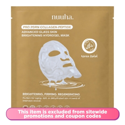 NUUHA - Pro PDRN Collagen-Peptide Advanced Glass Skin Brightening Hydrogel Mask 1s
