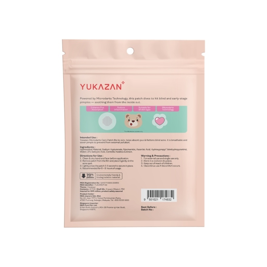 Microdarts Care Patch (Yukabear) 9's