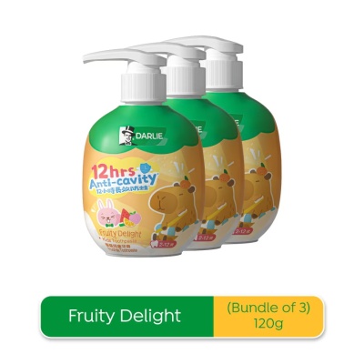 DARLIE - Kids Pump Toothpaste Fruity Delight 120gX3