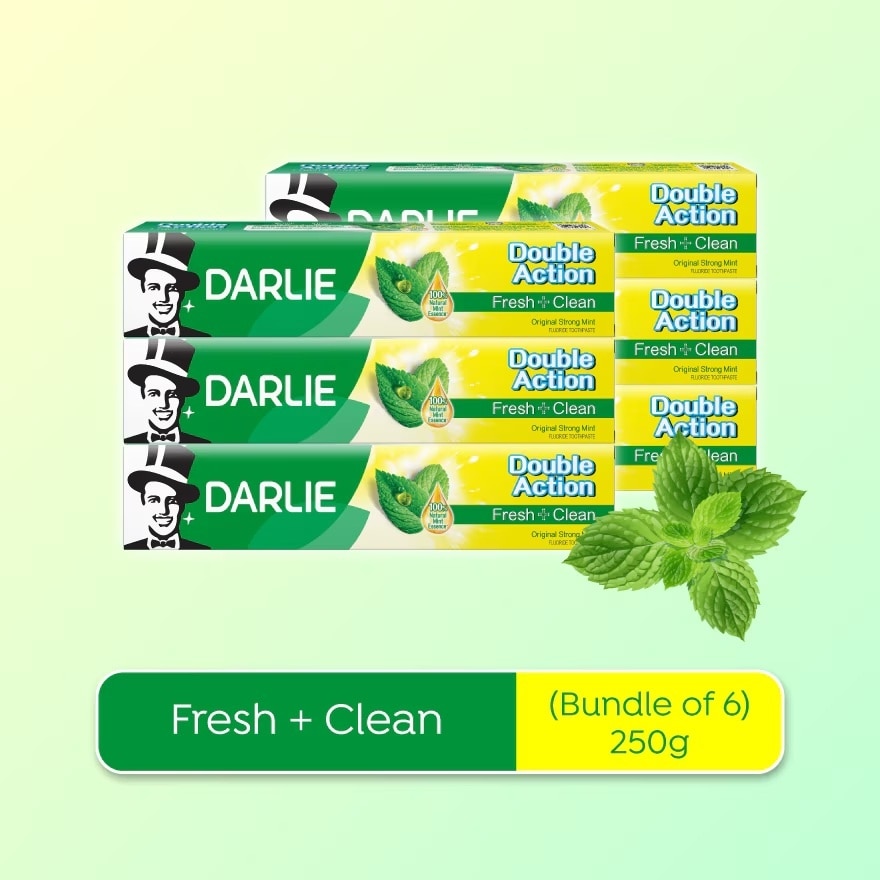 Toothpaste Double Action Jumbo 250g X 6