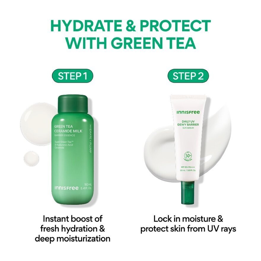 Green Tea Daily UV Dewy Barrier Sunserum 50ml