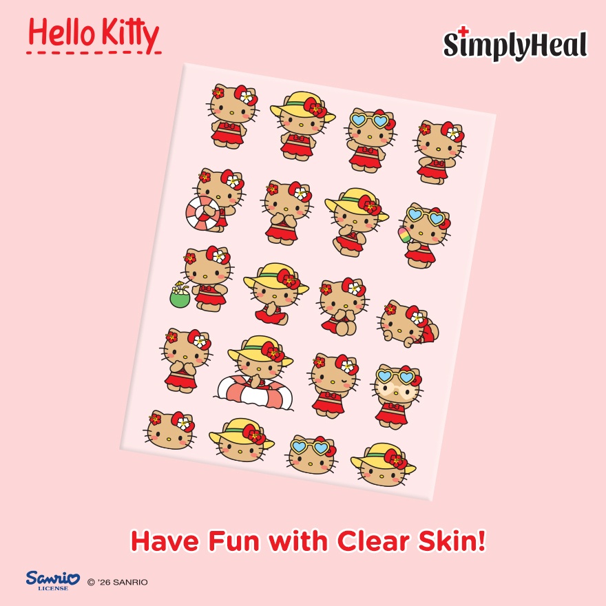 Toasty Hello Kitty Day & Night Premium Hydrocolloid Acne Patch 20s