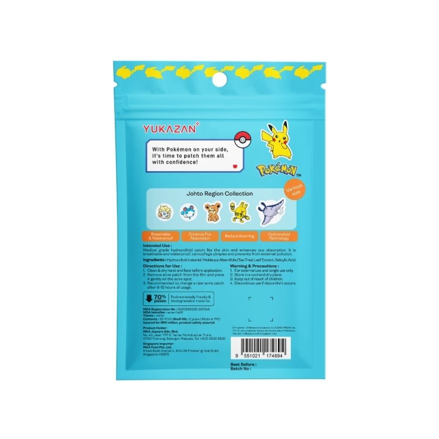 Pokémon Acne Patch Johto 30's image