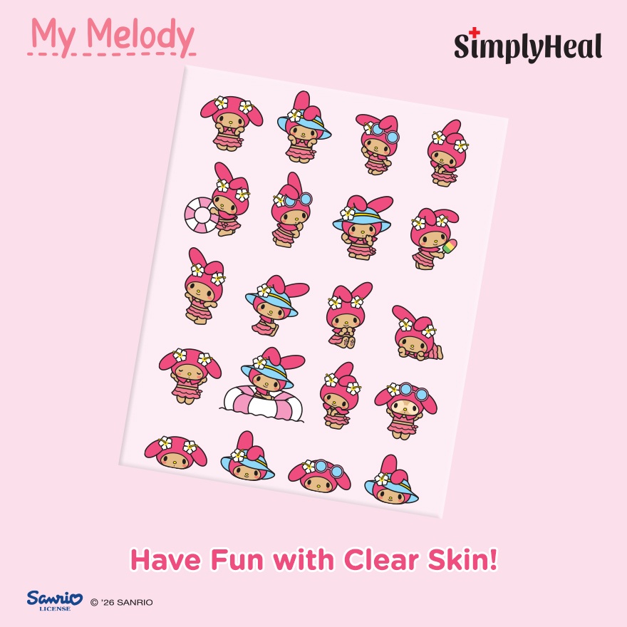 Toasty My Melody Day & Night Premium Hydrocolloid Acne Patch 20s