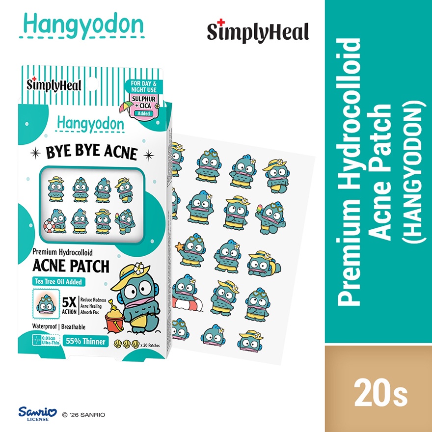 Toasty Hangyodon Day & Night Premium Hydrocolloid Acne Patch 20s image
