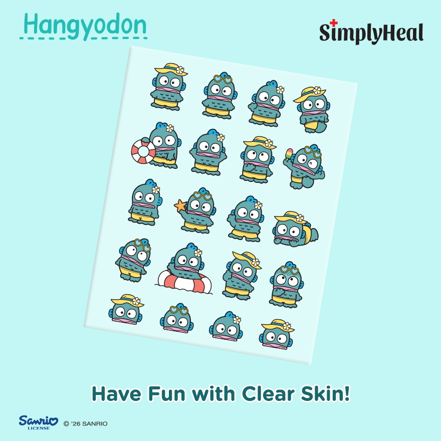 Toasty Hangyodon Day & Night Premium Hydrocolloid Acne Patch 20s