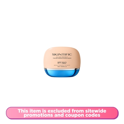 SKINTIFIC - All Day Protect Tinted Sunscreen Spf 50+++ 01 Vanilla
